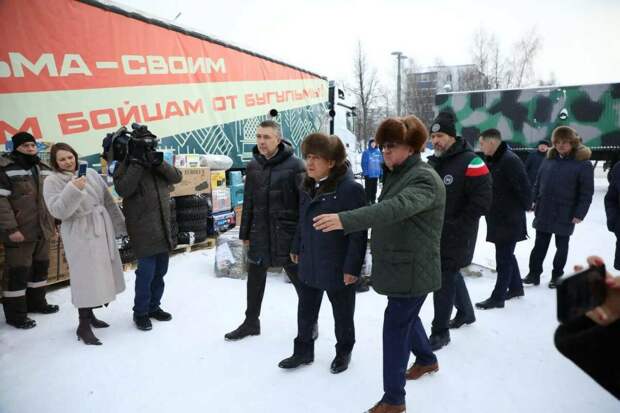 Бөгелмәдән махсус операция хәрбиләренә 22 тонна гуманитар йөк җибәрделәр