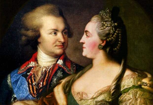 Екатерина II и князь Потемкин. | Фото: politobzor.net.