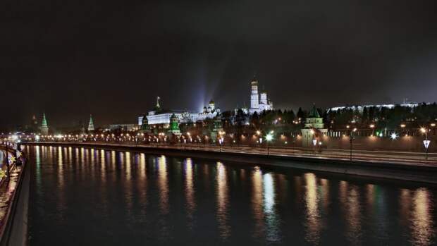 Ночная Москва: Большой Кремлевский дворец. Фотограф: Юрий Макаров