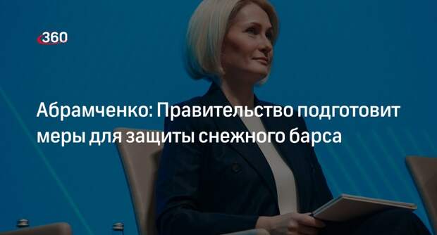 Абрамченко: Правительство подготовит меры для защиты снежного барса