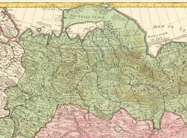 Carte De Tartarie dressee sur les Relations . . . 1706.