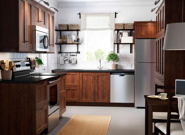 Кухня 7 кв. м: как оригинально и красиво решить проблему малой площади (59 фото)