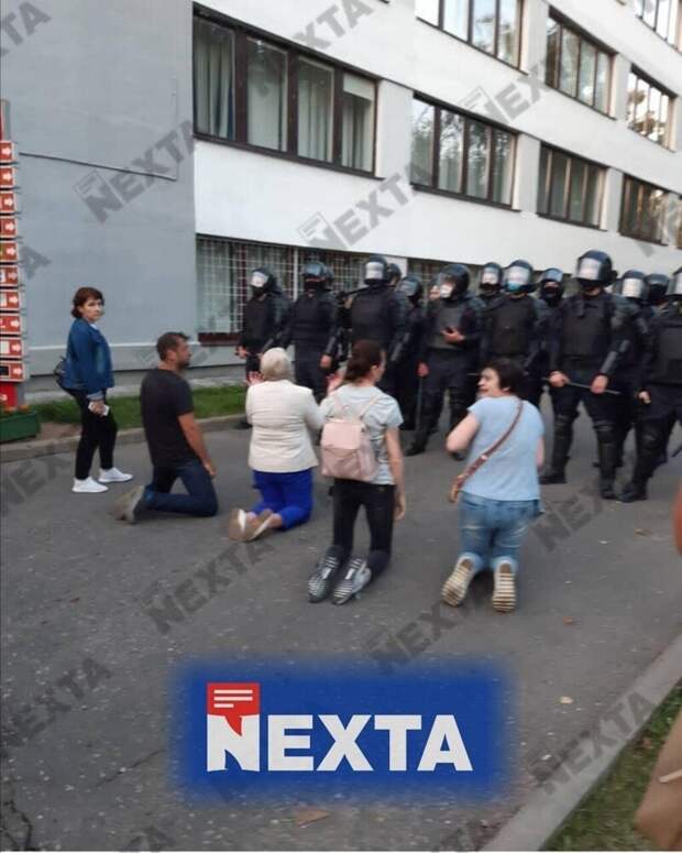 События второго дня протестов в Белоруссии в прямом эфире