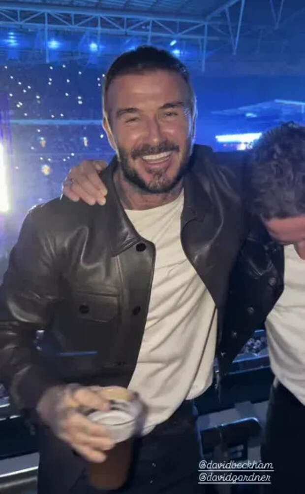 Дэвид Бекхэм и Дэвид Гарднер