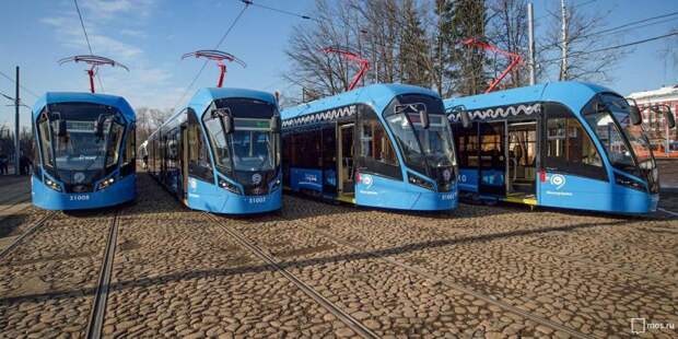 Собянин: В течение пяти лет в Москве обновят парк трамваев. Фото: mos.ru