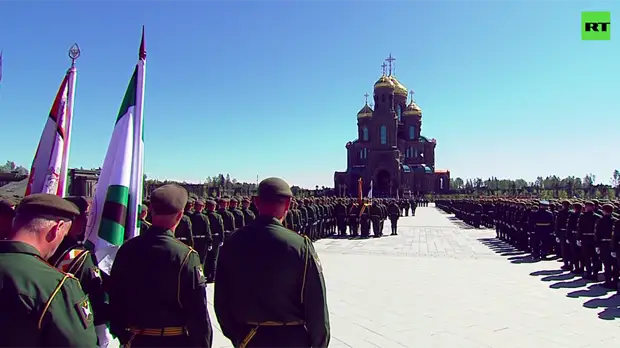 Открытие Главного храма Вооружённых сил РФ