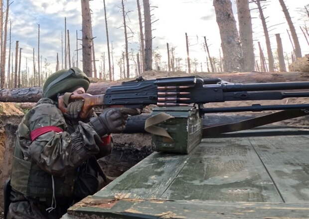 На Краснолиманском направлении российские десантники нанесли огневой удар по противнику