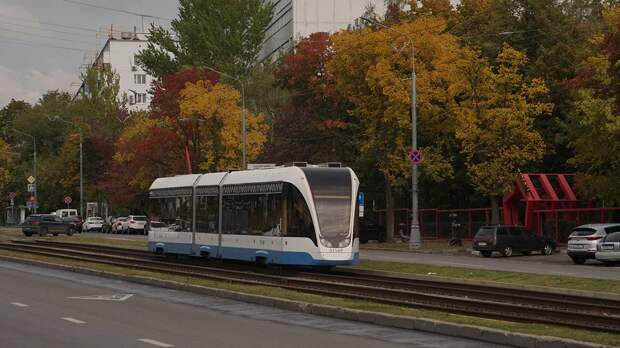 Новые приподнятые платформы для трамваев появились на северо-западе Москвы