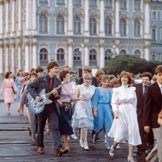 Ленинградские выпускники, 1984 год. СССР, детство, ностальгия, подборка