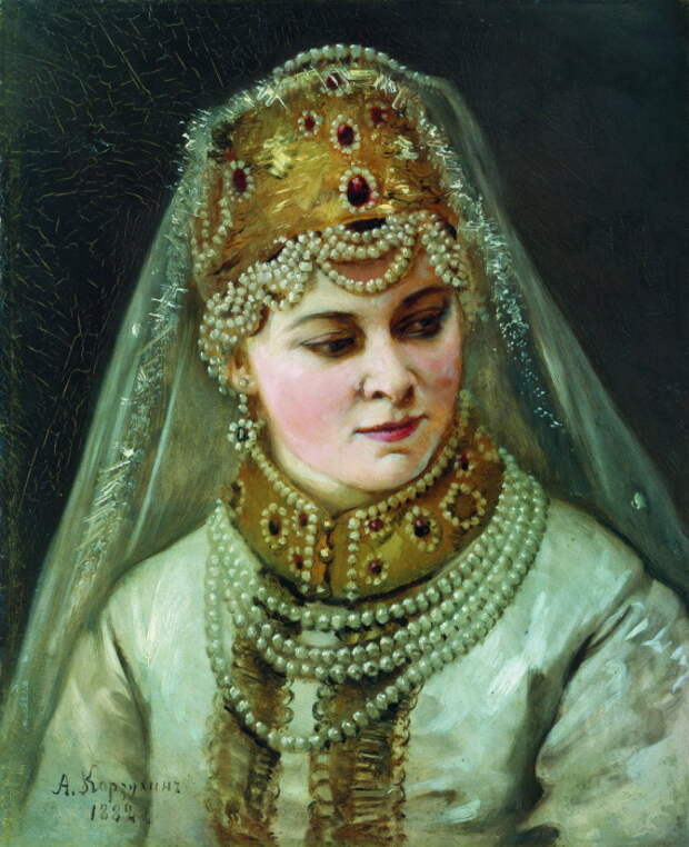 А. Корзухин, Боярышня, 1882 А. Корзухин, Боярышня, 1882