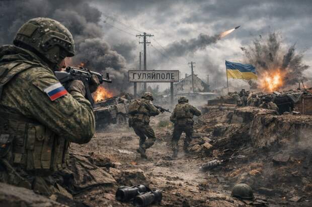 ВС РФ выжигают пехоту ВСУ под Гуляйполем, враг бежит