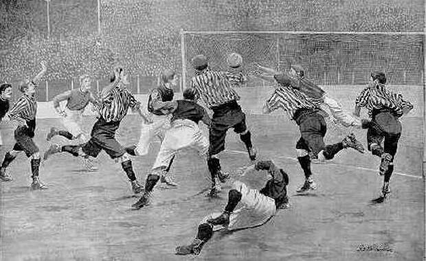 футболисты конца XIX века