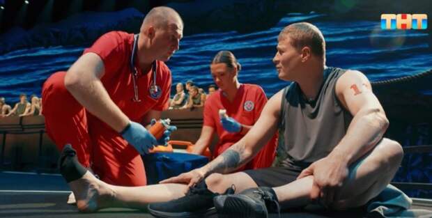 Курянин Александр Поветкин получил травму в эфире шоу на канале ТНТ