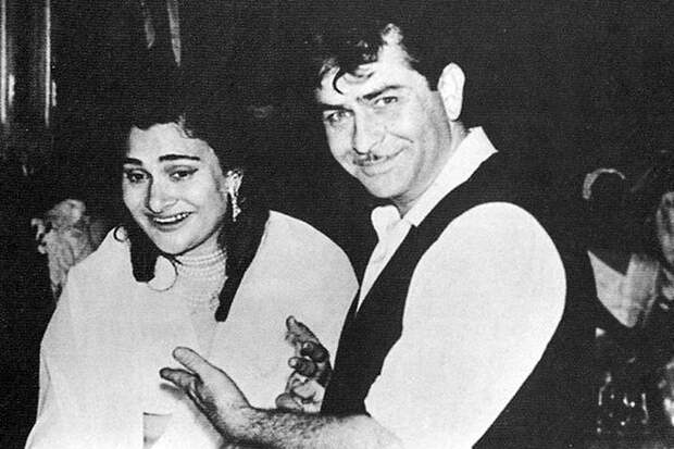 Радж Капур с женой