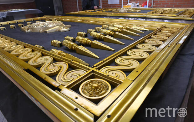 Как восстанавливают решётки со станции метро "Балтийская"