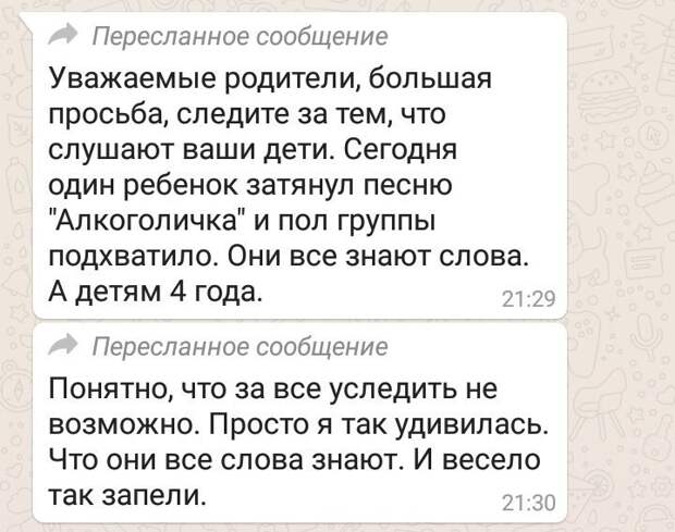 Слабоумие и отвага родительских чатов