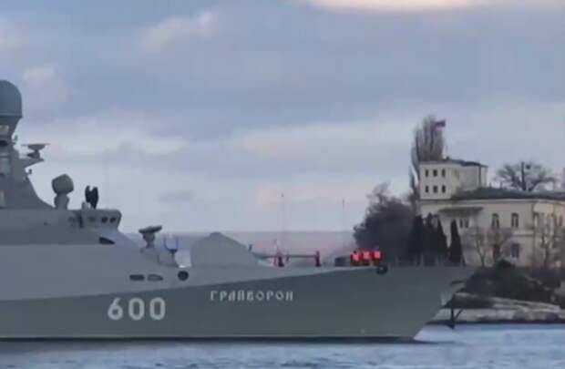 В состав Черноморского флота вошёл новый ракетный корабль «Грайворон»