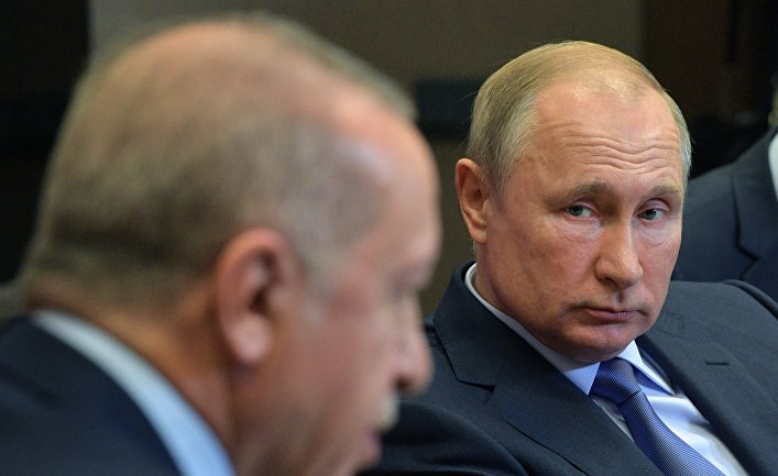 Президент РФ В. Путин встретился с президентом Турции Р. Т. Эрдоганом Президент РФ В. Путин встретился с президентом Турции Р. Т. Эрдоганом