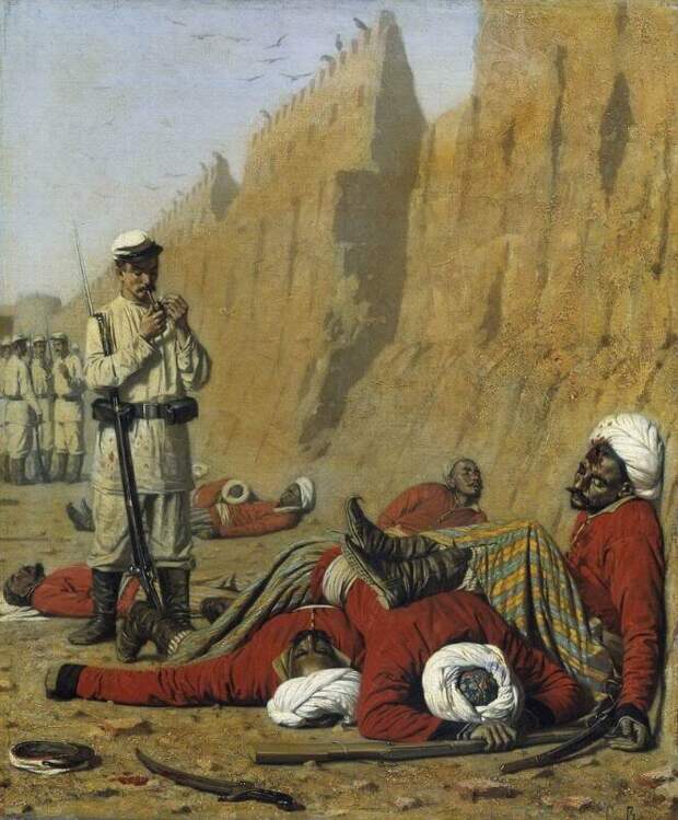 После неудачи (Верещагин, Туркестанская серия).