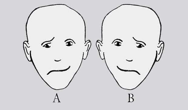 Тест-картинка: еакое лицо кажется вам более счастливым?