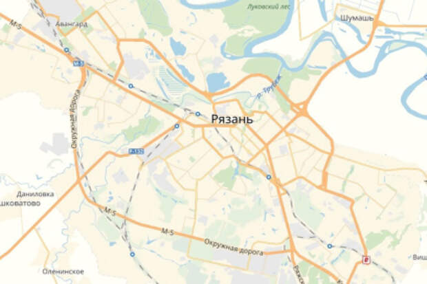 Скриншот сервиса «Яндекс.Карты» В России определены города для тестов беспилотников