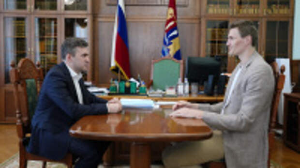 Станислав Воскресенский обсудил вопросы развития баскетбола в Ивановской области на рабочей встрече с Андреем Кириленко