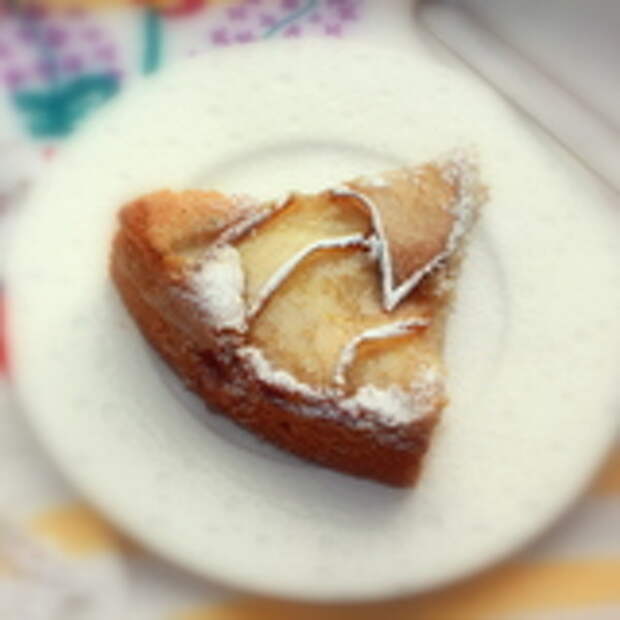 Датский пирог с грушами 