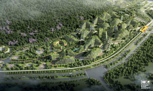 В Китае построят удивительный зеленый город