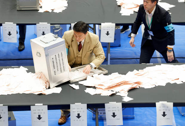 Раскрыты предварительные результаты парламентских выборов в Японии