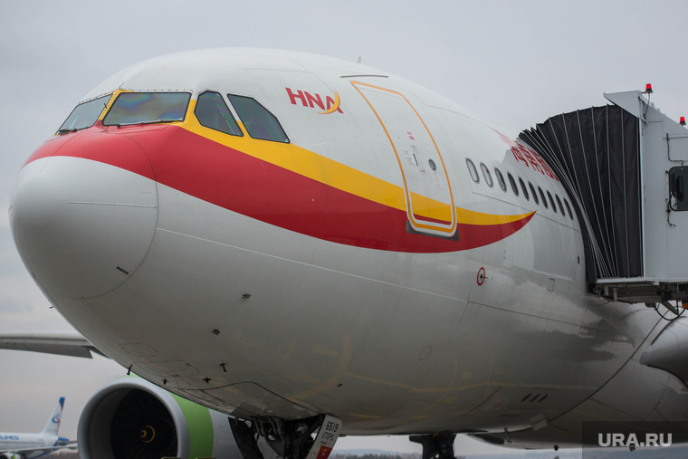 Первый прямой самолет с Китая: Хайнаньские авиалинии. Екатеринбург, hainan airlines, хайнаньские авиалинии