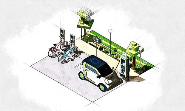В Орловской области при проектировании учтут парковки для электромобилей и самокатов