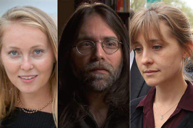 India Oxenberg, Keith Raniere, and Allison Mack | Photo Credits: Screengrab/HBO; Getty Images