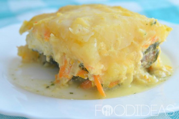 Рыба с картофелем в духовке