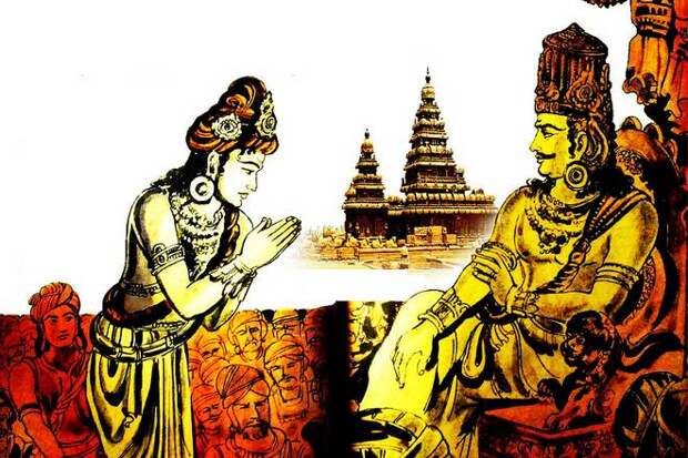 правитель династии Паллавов, король Нарасимхаварман (правивший Южной Индией в 630-668 годах н. э.