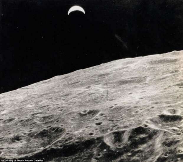 Снимок Луны, сделанный во время одной из миссий "Аполлон" Apollo, gemini, nasa, Программа Меркурий, космические запуски, космические миссии, космос, фотоархив
