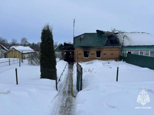 В Тульской области пожар в частном доме унес жизни пяти человек