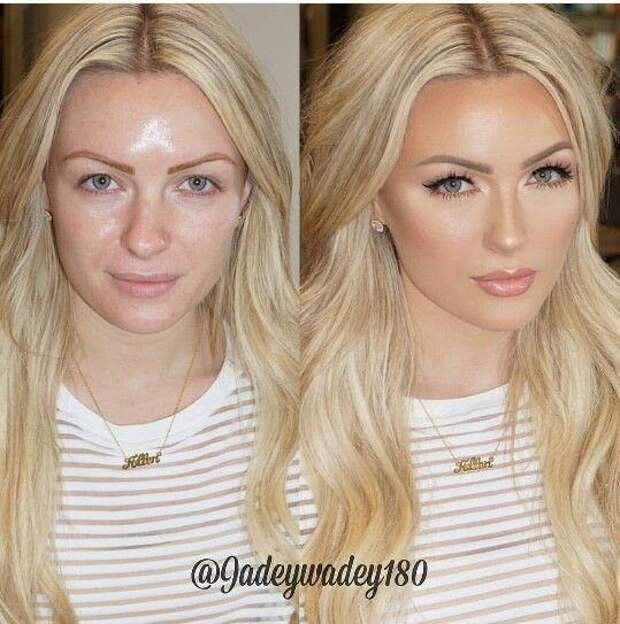макияж до и после фото 3