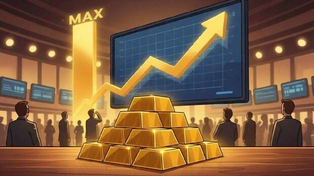 Стоимость золота обновила исторический максимум на бирже