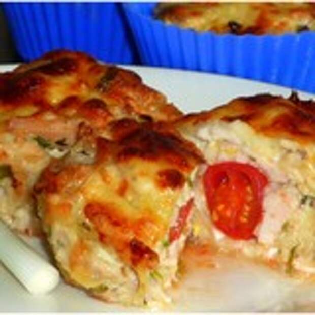 Куриные "маффины"  с сюрпризом