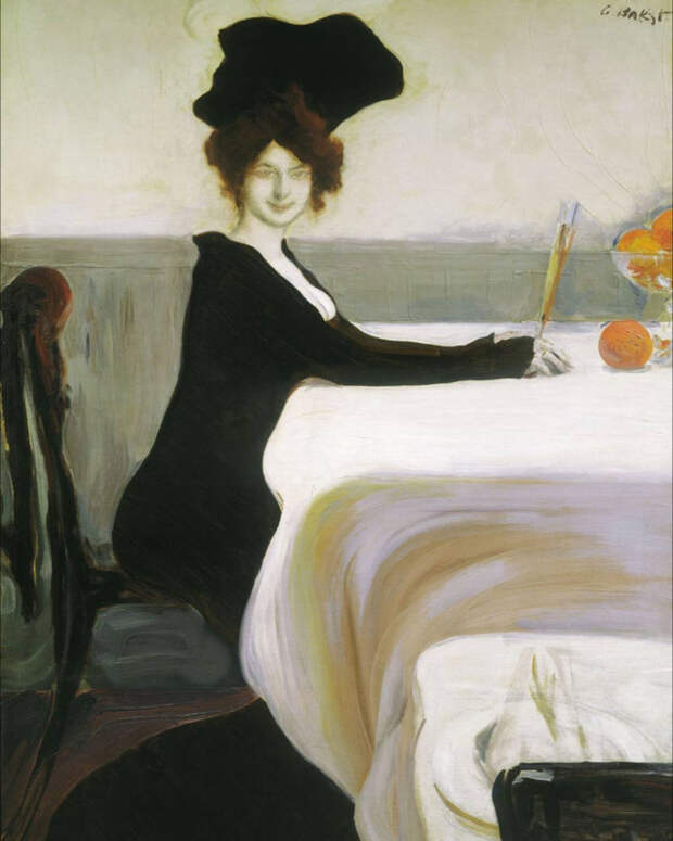 Леон Бакст - Ужин, 1902 Леон Бакст - Ужин, 1902