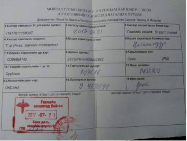 Как мы в Монголию поехали. Часть1.
