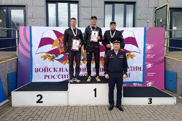 Тамбовские росгвардейцы стали бронзовыми призерами чемпионата по летнему офицерскому троеборью