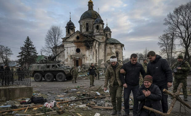 Удар ВСУ по жителям Димитрова у церковного источника