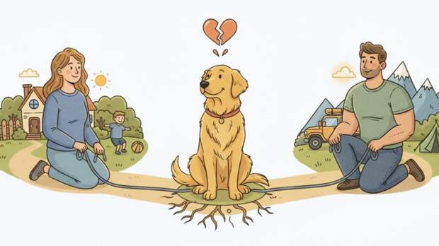 Кинолог Голубев дал рекомендации, с кем лучше оставить собаку при разводе