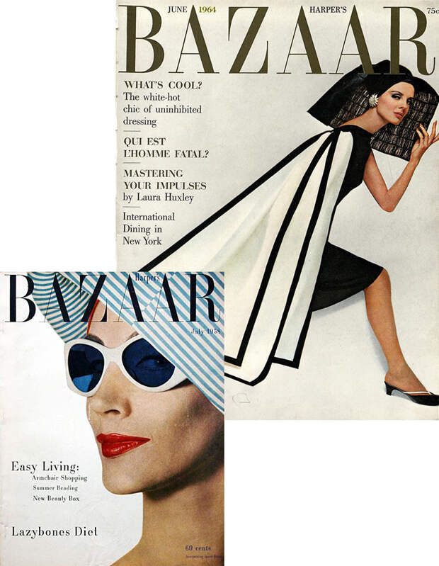 ГЛЕБ ДЕРУЖИНСКИЙ, ИЮЛЬ 1958 ; КАДР ИЗ СЪЕМКИ ХИРО, HARPER’S BAZAAR USA, ИЮНЬ 1964