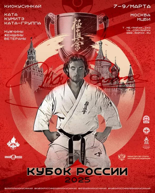 Пули Кубка России 2025 по киокушинкай (IKO)