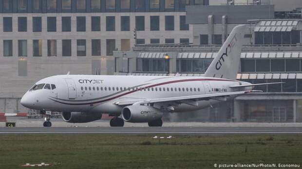 Sukhoi Superjet SSJ 100 ирландской авиакомпании Cityjet