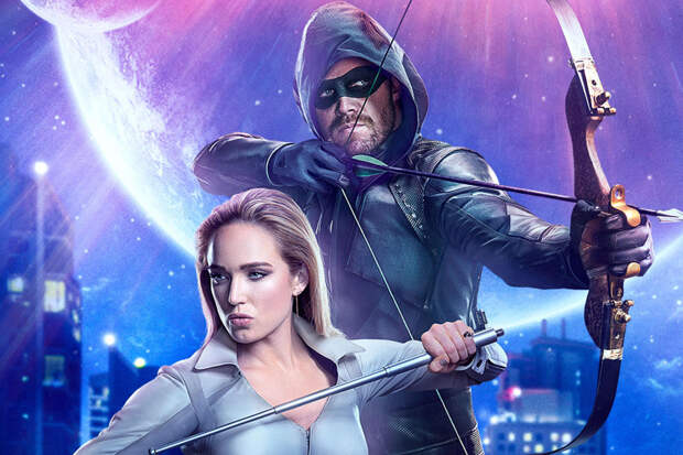 Caity Lotz and Stephen Amell, Arrow | Photo Credits: The CW