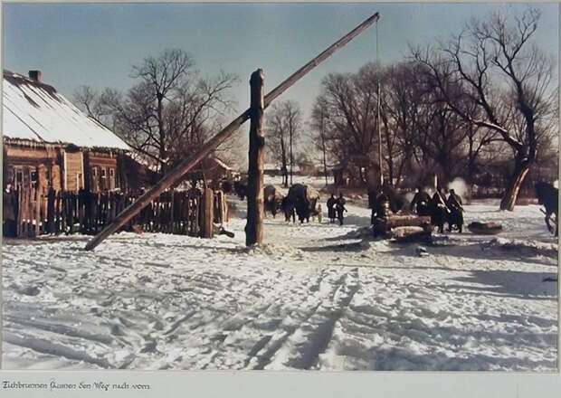 Немецкие фотографии русской деревни 1942-1943 гг. Фотограф Асимус Реммер война, классики фотографии, россия