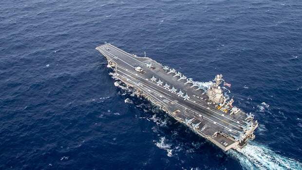 Авианосец USS Gerald Ford не может атаковать Иран из-за прорыва канализации